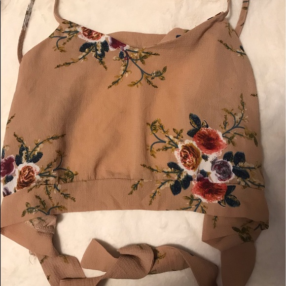 Cropped tie tank top - Picture 1 of 1